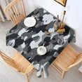 thumbnail image 2 of Camouflage Square Tablecloth 42x42in(107x107cm) – Waterproof Polyester Printed Table Cover, Wrinkle Resistant & Washable for Kitchen Dining Picnic Party Decor, 2 of 6