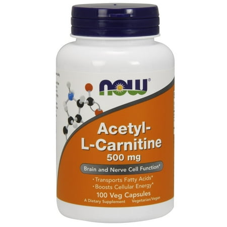 Now Foods Now  Acetyl-L Carnitine, 100 ea (Best Way To Take Acetyl L Carnitine)