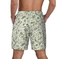 thumbnail image 2 of Rocae Green Rabbit for Men's Swim Trunks Quick Dry With Two Side Pockets and One Lined Patch PocketSmall, 2 of 9