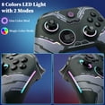thumbnail image 3 of YUOY Control Inalámbrico para Xbox One X/S y Series X/S, con Luz RGB, Programable, Turbo, Sensor de Movimiento, Vibración Dual - Robots de Guerra, 3 of 9