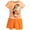 Moana orange, variant on Disney Princess Ariel Toddler Girls French Terry Dress Toddler to Big Kid