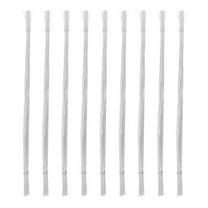 100 Pcs 22 Gauge Florist Wire White Faux Flowers Making Floral Stems Wrapped Electric