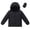 Black, variant on Girls Lightweight Hooded Puffer Jacket Packable Zip-Up Winter Coat Size 11-12 (Light Purple,11-12 Years)