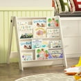 thumbnail image 3 of Hironpal Wood 4-Tier Foldable Kids Bookshelf Montessori Toddler Bookcase for Playroom Nursery Classroom Preschool, 3 of 10