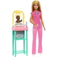 thumbnail image 1 of Poupée Barbie Pédiatre avec poupée mode blonde, 1poupée bébé, meubles et accessoires, 1 of 6