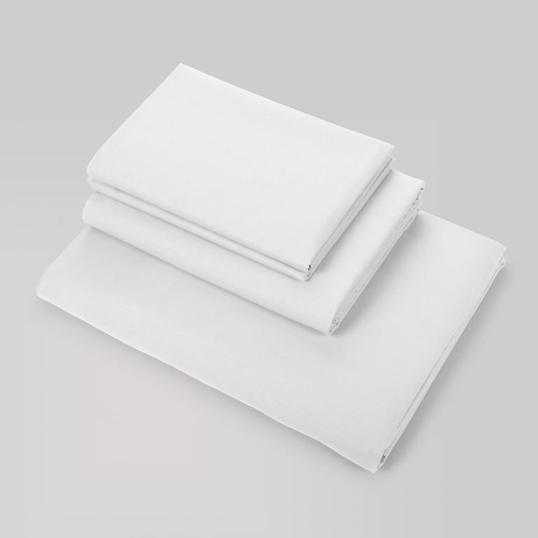 Purity Home 100% Cotton Twin Sateen Sheet Set, Wrinkle-Resistant photo 2