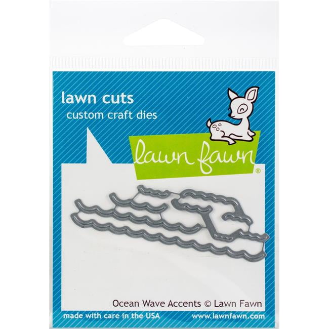 Lawn Cuts Custom Craft Die-Ocean Wave Accents