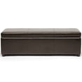 thumbnail image 3 of Baxton Studio Dennehy Faux Leather Multipurpose Storage Ottoman Bench, 3 of 5