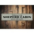 thumbnail image 1 of Cabin Relax & Enjoy Novelty Decor, Metal Wall Sign - 4x18 Inches, 1 of 4