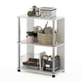 thumbnail image 3 of Furinno JAYA Simple Design Bookcase, White Oak/Chrome, 3 of 5
