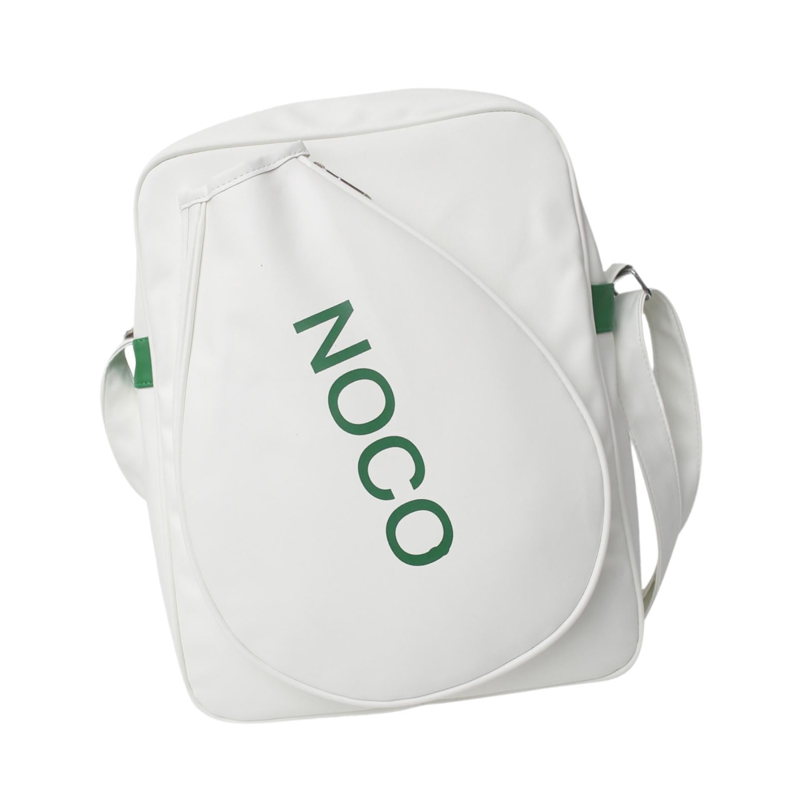 Dualoai Tennis bag, tennis backpack with shoulder strap, professional racket bag, racket White