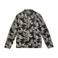 thumbnail image 4 of CCRFTGI Uniform Shirts for Kids Girls Causal Back To School Button Up Collared Shirts Formal Floral Print Blouse Soft Fall Uniform Shirt with Pocket Dark Gray 6-7 Years, 4 of 4