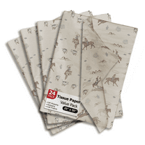 Cowboys Wild West Printed Tissue Paper for Gift Bags or Boxes and Wrapping - Western Bulk Decorative Art Tissue Paper for Packaging and Gifting | 24 Sheets 20" x 30"