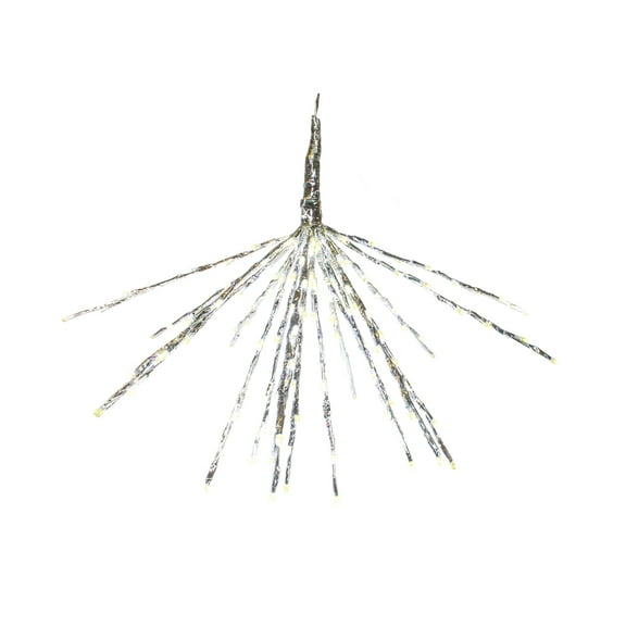 12" LED Protostars Warm White Silver Tree