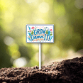 thumbnail image 5 of Eveokoki Grow Dammit Garden Signs Decor- Aluminum Garden Stakes Sign Funny Gardening Gifts for Women Men and Gardeners (20.8 Inches Tall), 5 of 6