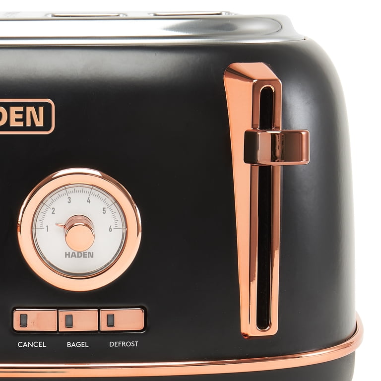Free Shipping! Haden Dorset 4-Slice Wide Slot Stainless Steel