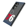 thumbnail image 2 of Keyscaper Philadelphia 76ers Linen Galaxy Magnetic Bump Case, 2 of 7