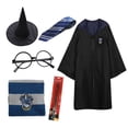 thumbnail image 1 of Juego de 6 piezas Potter Cosplay Durable Harry Outfits Negro para adulto (155) Ehuebsd libre de BPA, 1 of 8