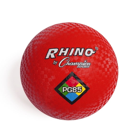 Pelota Playground Champion Sports Rhino, 8,5 cm de diámetro, color rojo