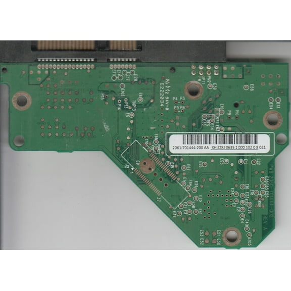 WD5000AAVS-32ZTB0, 2061-701444-200 AA, WD SATA 3.5 PCB