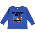 thumbnail image 3 of Inktastic My Daddy is a Veteran Boys or Girls Long Sleeve Toddler T-Shirt, 3 of 5