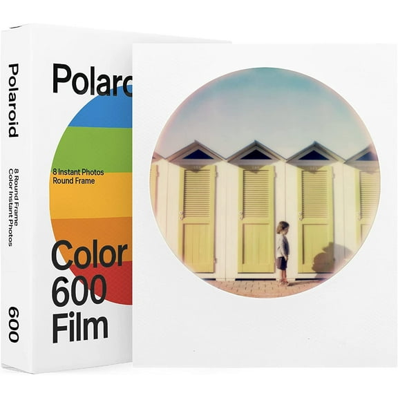 Polaroid 600 Instant Color Film (Round Frame, 8 Exposures)