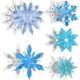 thumbnail image 1 of Moldes de resina de copo de nieve de 5 piezas, moldes de silicona para copos de nieve, molde de jabón para resina epoxi, manualidades DIY, pendientes colgantes para bodas, Navidad Feliz Sencillez, 1 of 5