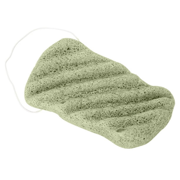Producto para el cuidado facial, tipo onda larga, gran aleteo de konjac natural, aleteo en forma de corazón, diseño de última generación