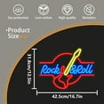 thumbnail image 3 of Rock Roll Neon Sign for Wall Decor,Kids USB Powered Rock Roll Led Sign, Reusable Rock Roll Light Up Sign for Boys and Girls, Light Up Sign for Bedroom and Livingroom, 3 of 8