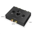 thumbnail image 4 of kurtrusly Two-way L/R Stereo Audio Switcher 2 In 1 Out/1 In 2 Out Button Control Professional Cellphone Loudspeaker Splitter Accessories, 4 of 7