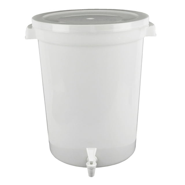 6 gal. Round Plastic Beverage Dispenser, Each