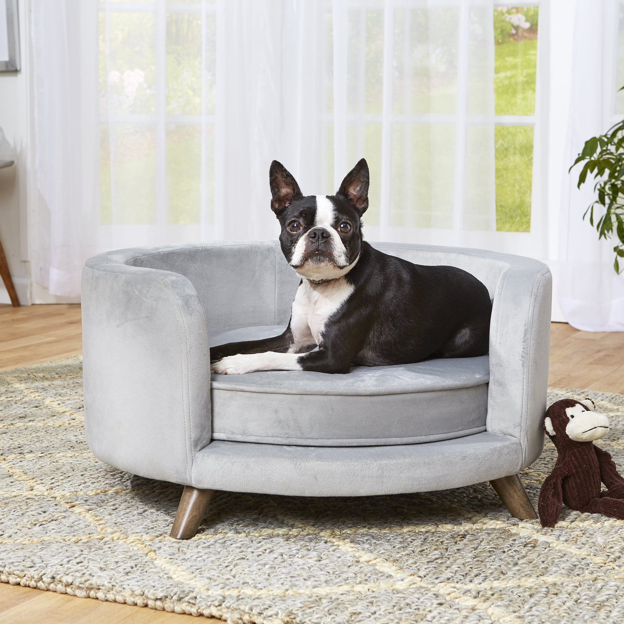 Enchanted Home Pet Rosie Sofa Grey Medium CO3201 18GRY Walmart