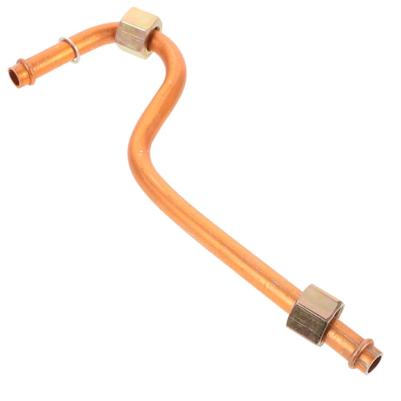 Pawsdot Reliable Aluminum Air Compressor Tube Part Replacement Easy Connect Golden Color