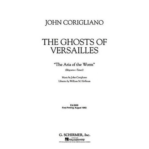 Aria of the Worm: Tenor and Piano