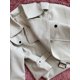 thumbnail image 5 of -Chaqueta corta de cuero sintético para mujer, abrigo holgado con solapa y cinturón, con bolsillo grande, para motociclista, primavera y otoño, 5 of 5