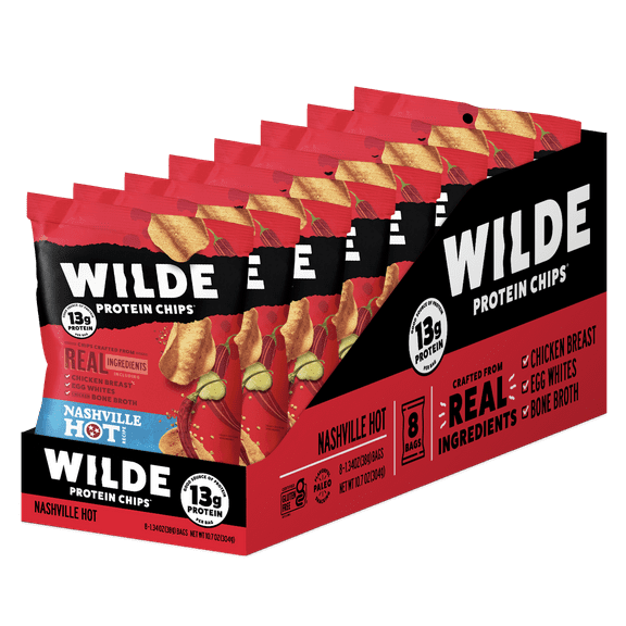 WILDE Protein Chips Nashville Hot 1.34oz (8-1.34oz)