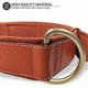 thumbnail image 5 of Leather dog collar with integrated AirTag slot, for very large, adjustable, brown breeds, 5 of 5