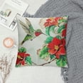 thumbnail image 2 of Leisuo Decorative Throw Pillow Covers Accent Red Flower Cushion Covers Pillowcases for Couch Bed Living Room Home White, 2 of 5