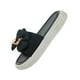 thumbnail image 5 of Sandalias de moda para mujer, zapatillas de plataforma, zapatos con lazo, sandalias elegantes 36 37 Negro, 5 of 9