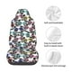 thumbnail image 4 of Balery Panda And Glasses Funda de Asiento para Auto con Diseño - Cubierta Frontal Suave y Transpirable con Protector Antideslizante- 1 Unidad, 4 of 5