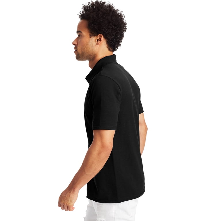 Hanes Men's Pique Polo Shirt photo 2