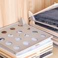 thumbnail image 2 of Organizador de ropa plegable de 5/10 Uds., organizador de camisetas, tablero para carpetas, divisores de ropa, organizador de tablero plegable Almacenamiento y organización del hogar Gris 10 piezas Moyic HA001599-04, 2 of 6