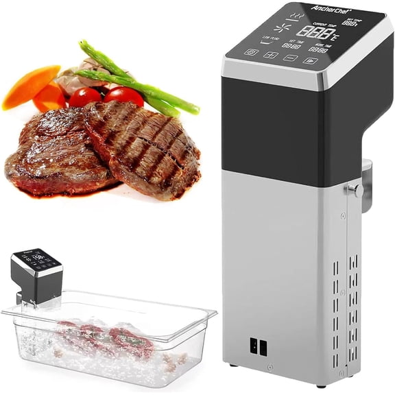 Professional Sous Vide Machine With LCD Touchscreen,Immersion Circulator,1600w 70l Commercial Immersion Circulator,Ipx7 Waterproof Sous Vide Cooker For Restaurant Kitchen Use