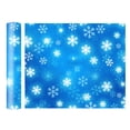 thumbnail image 1 of Christmas Winter Snowflake Pattern Heat Transfer Vinyl Rainbow Stripe Pattern Vinyl Vinyl Bundling Roll Soft Metal HTV Vinyl For Ironing Clothes And Other Fabrics, 1 of 6