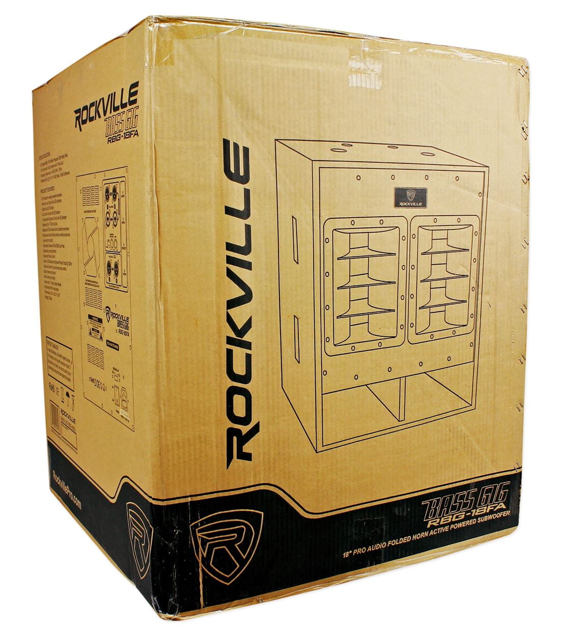 rockville 18 inch powered subwoofer