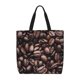 thumbnail image 1 of Fotbe Coffee Bean Bolsa Tote con Estampado para Mujer, Bolsos con Cremallera, Bolsa de Hombro Casual de Gran Capacidad con Bolsillos Internos, 1 of 7