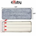 thumbnail image 4 of eXuby 10pk Universal Microfiber Mophead Refills 12.5"x4.75" (Mop not Included), 4 of 7