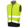 thumbnail image 1 of Safegard - Chaleco de Softshell para Hombre (Amarillo Fluorescente, Negro), 1 of 2