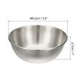 thumbnail image 2 of 12 Pack Stainless Steel Seasoning Bowl Kitchen Snack Plate  Dish Bowl r Kitchen Tools Silver, 2 of 5