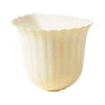 thumbnail image 2 of Flowers Shape Kitchen Cabinet Door Hanging Trash Waste Storage Tabletop Collection Basket Tools Can Collection Basket Garbage Bin Container White, 2 of 9